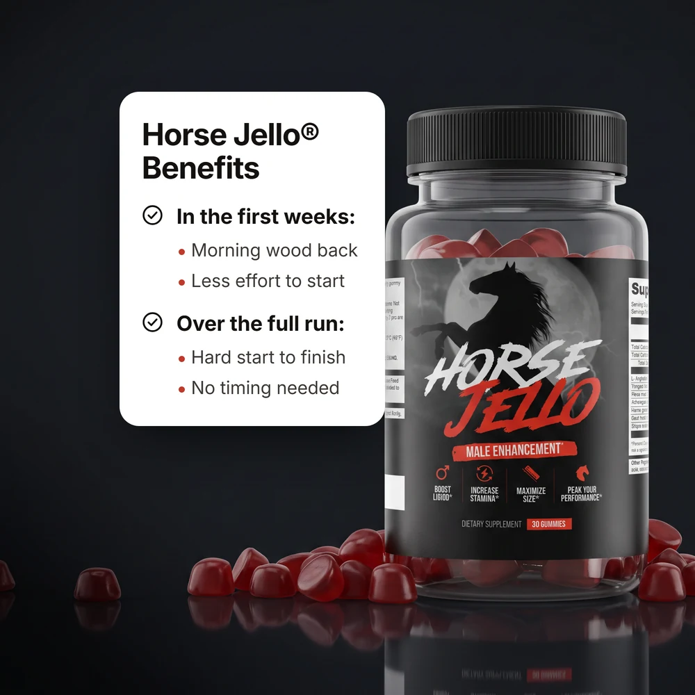 Horse Jello&reg; benefits: morning function returns and it takes less to get going in the first weeks; response holds and stays consistent over the full run